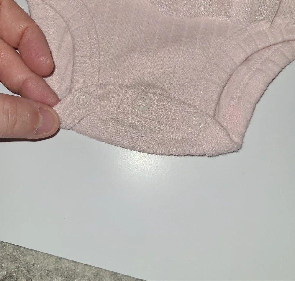 Carters Baby Pink Ribbed Tulle Bodysuit & Leggings Set Size 3 Months